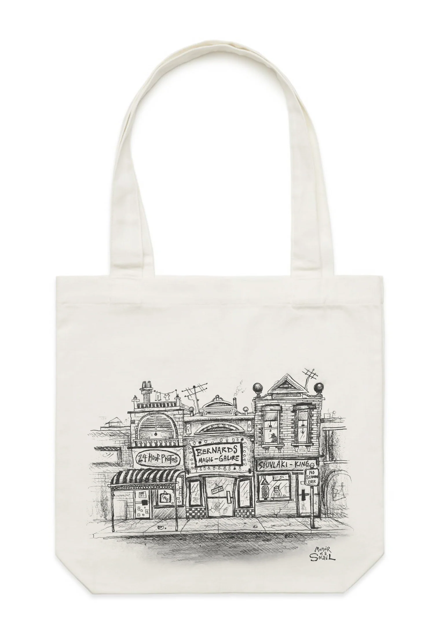 BERNARDS MAGIC-GALORE - MEMOIR OF A SNAIL TOTE BAG