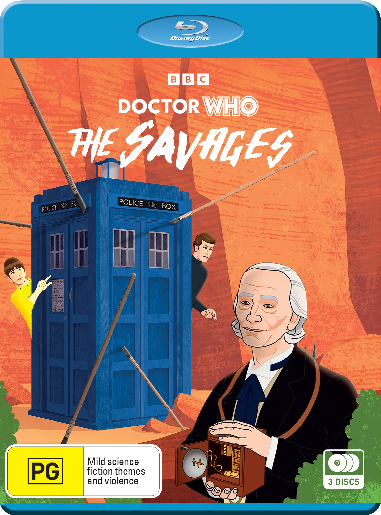 DOCTOR WHO: THE SAVAGES (BLU-RAY)