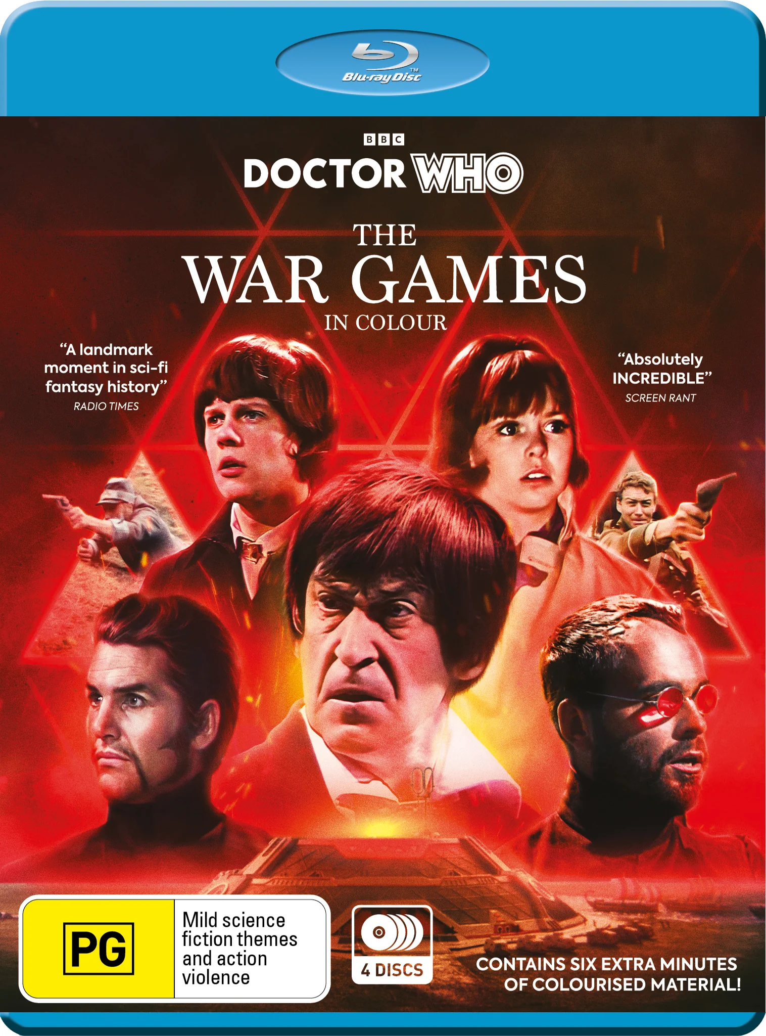 DOCTOR WHO: THE WAR GAMES IN COLOUR (BLU-RAY)