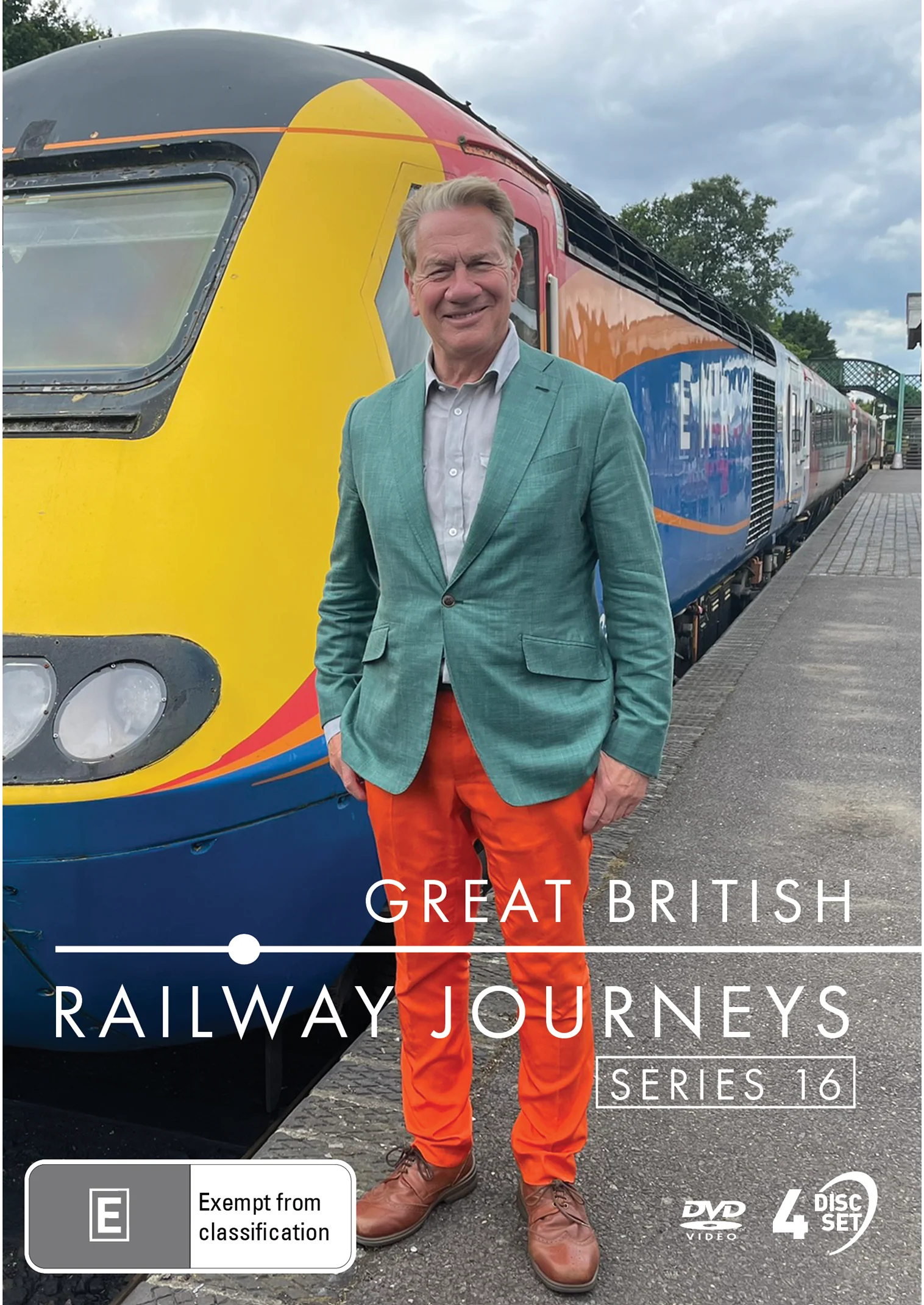 GREAT BRITISH RAILWAY JOURNEYS WITH MICHAEL PORTILLO: SERIES 16 - DVD