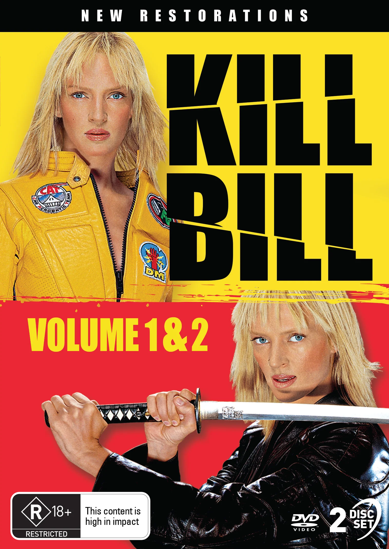 KILL BILL: VOLUME 1 & 2 (NEW RESTORATION) - DVD