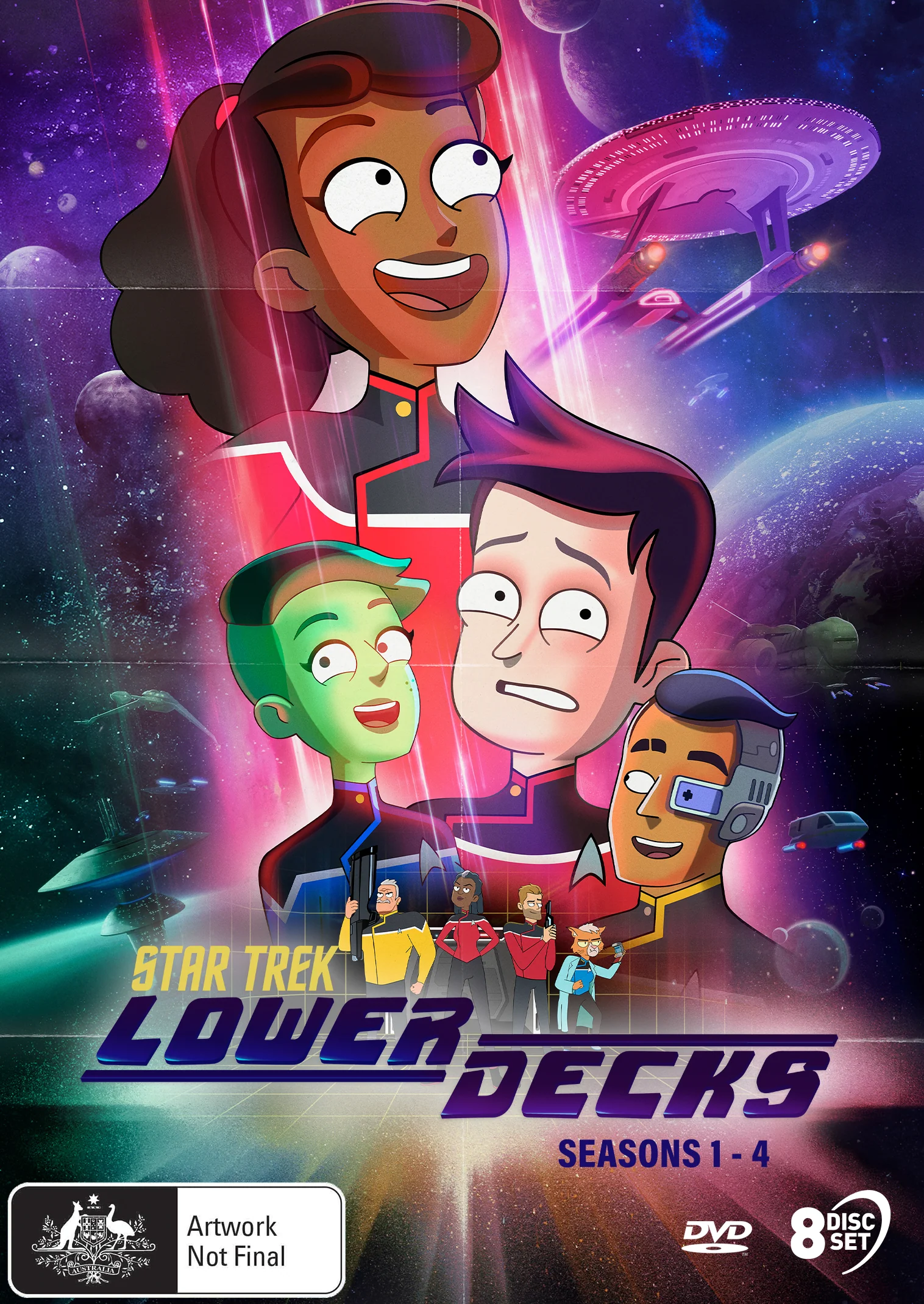 STAR TREK: LOWER DECKS - SEASONS 1 - 4 - DVD - Image 2